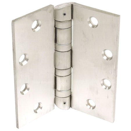 Ives Ball Bearing Butt Hinge, 4-1/2" x 4-1/2", 630, Hospital Tip, Heavy 5BB1HWHT 4.5X4.0 630